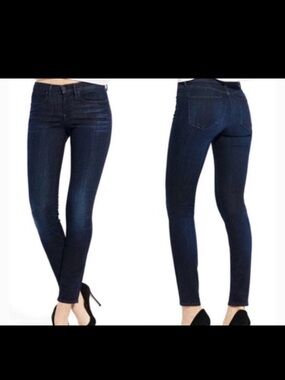 AYR Women's Dark Indigo Skinny Jeans